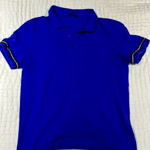 Electric blue Versace Polo